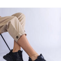 Czarne sneakersy na masywnej podeszwie Adoma – Solea