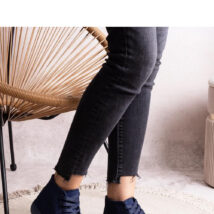 Granatowe wysokie trampki Rafife – Solea