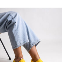 Żółte klasyczne trampki Nudar – Solea