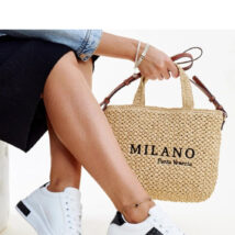 Biało-czarne sneakersy z cyrkoniami Giulia – Solea