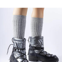 Czarno-szare śniegowce ze ściągaczem Eagleville – Solea