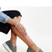 Zielone perforowane półbuty Muna – Solea