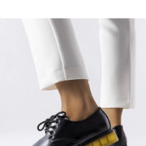 Czarne półbuty typu glany Parfait – Solea