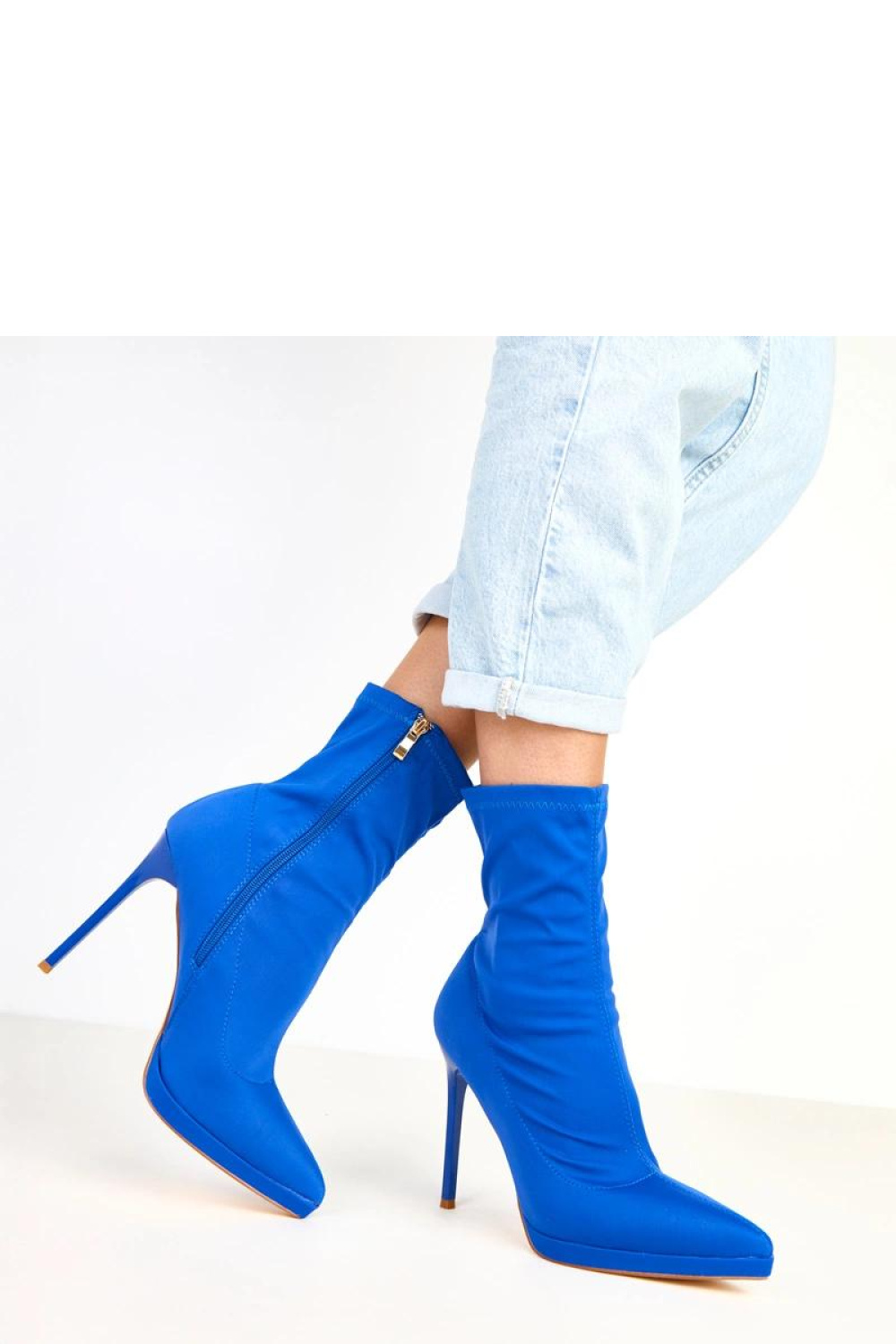 Botki Model Taylah YES-3073-9 Blue - Solea - obrazek 2