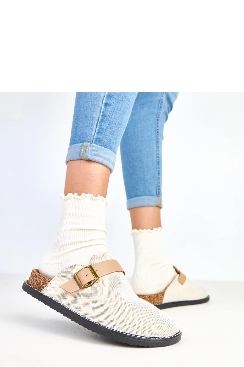 Kapcie Model Polly GL31-2 Beige - Solea - obrazek 3