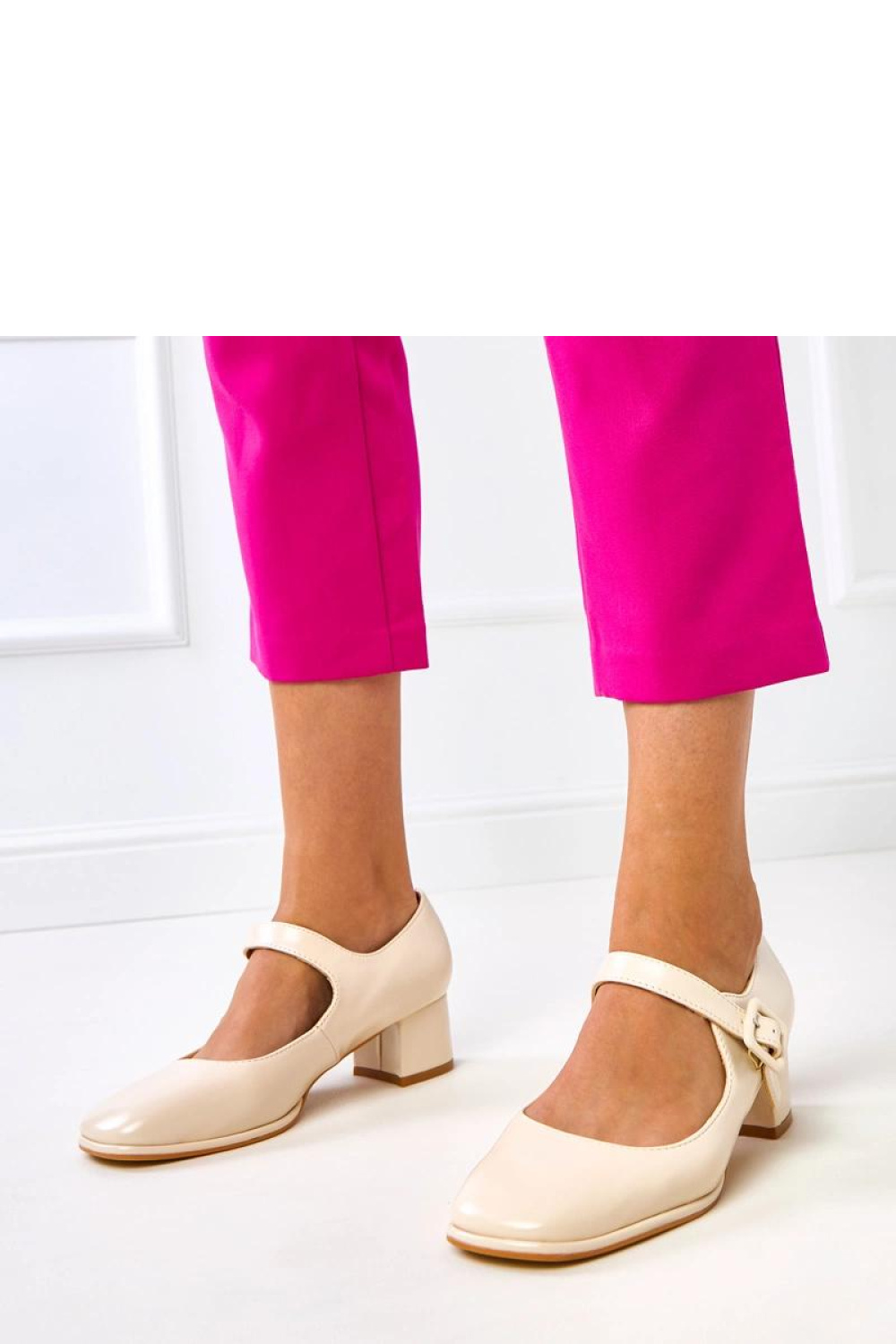 Czółenka Model Virag GG3088-2 Beige - Solea - obrazek 2