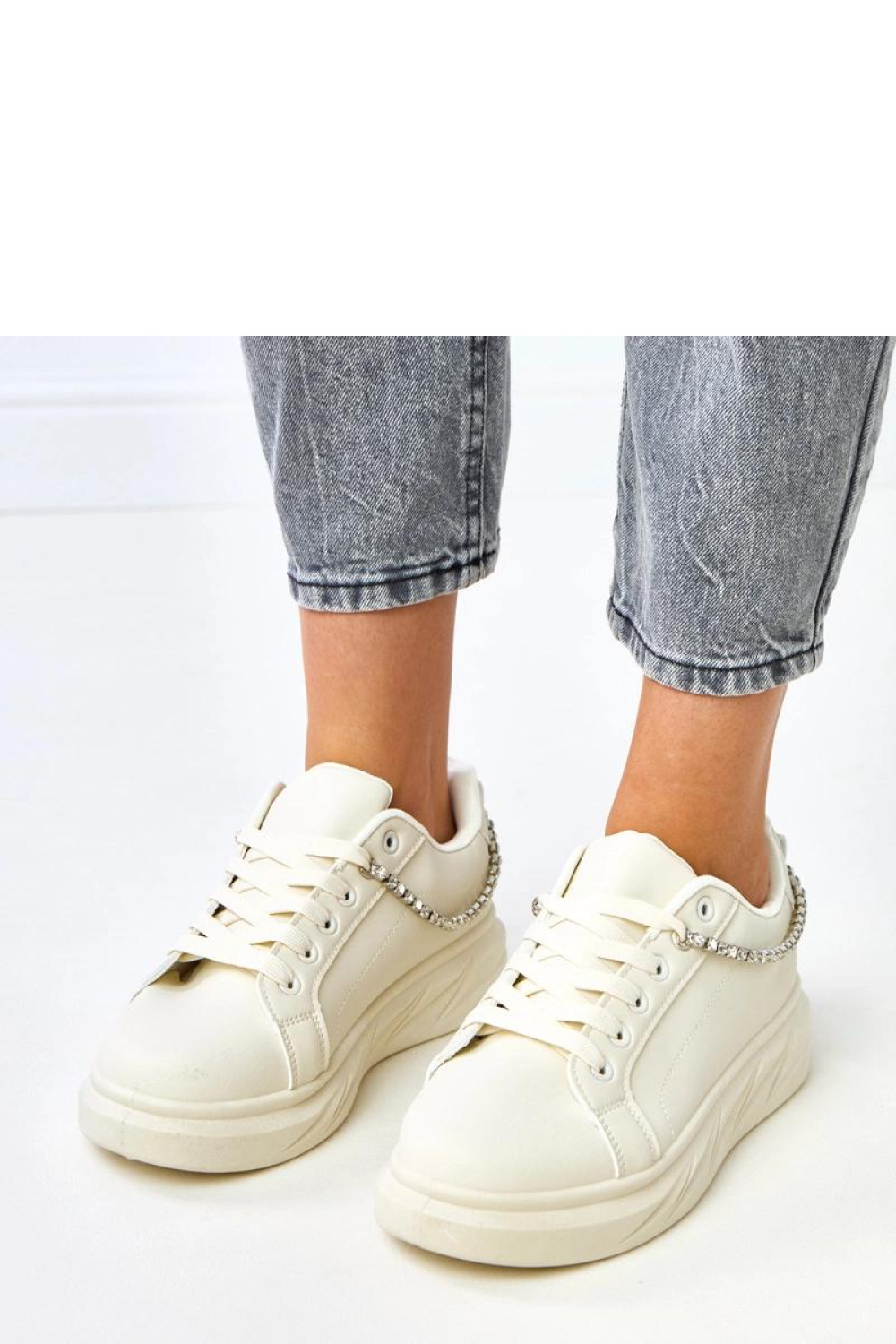 Buty Sportowe Model Tina SL-A52 Beige - Solea - obrazek 4