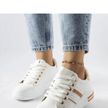 Białe sneakersy na platformie Lanoie – Solea