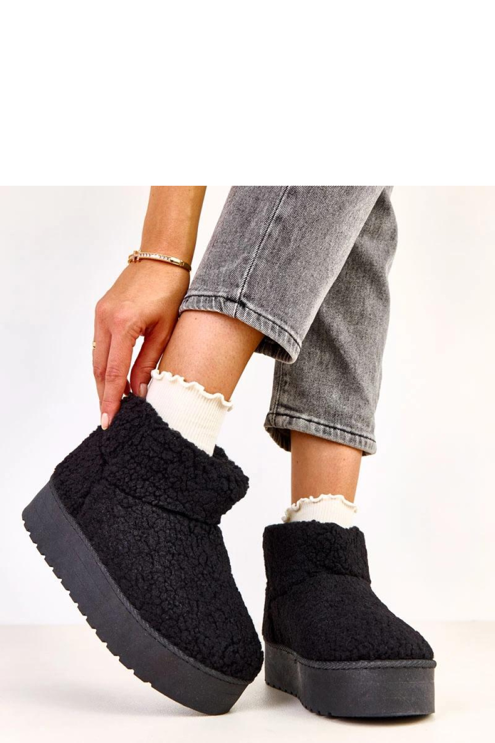 Śniegowce Model Lasso C2035-1 Black - Solea - obrazek 3