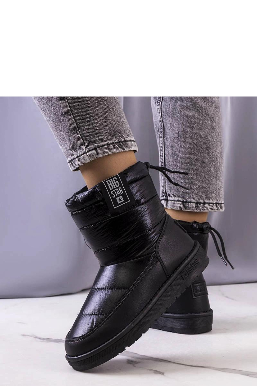 Czarne śniegowce II274120 - Solea - obrazek 3