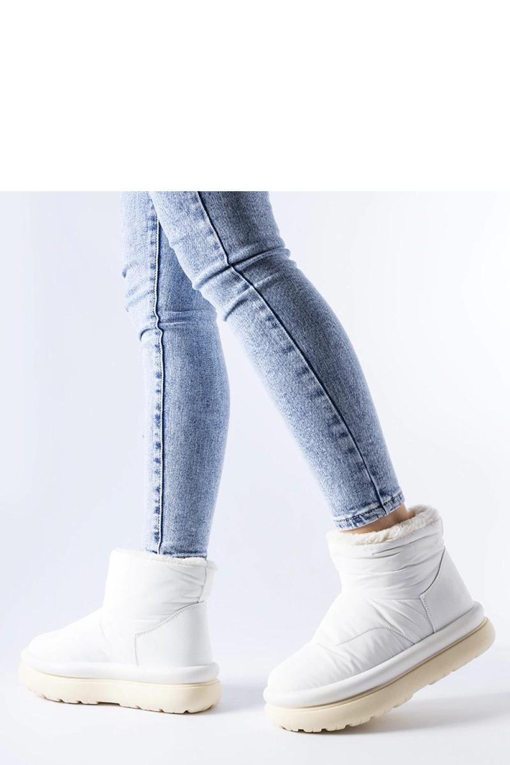 Białe ocieplane śniegowce Linwood - Solea - obrazek 3