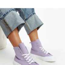 Fioletowe wysokie trampki Vinka – Solea