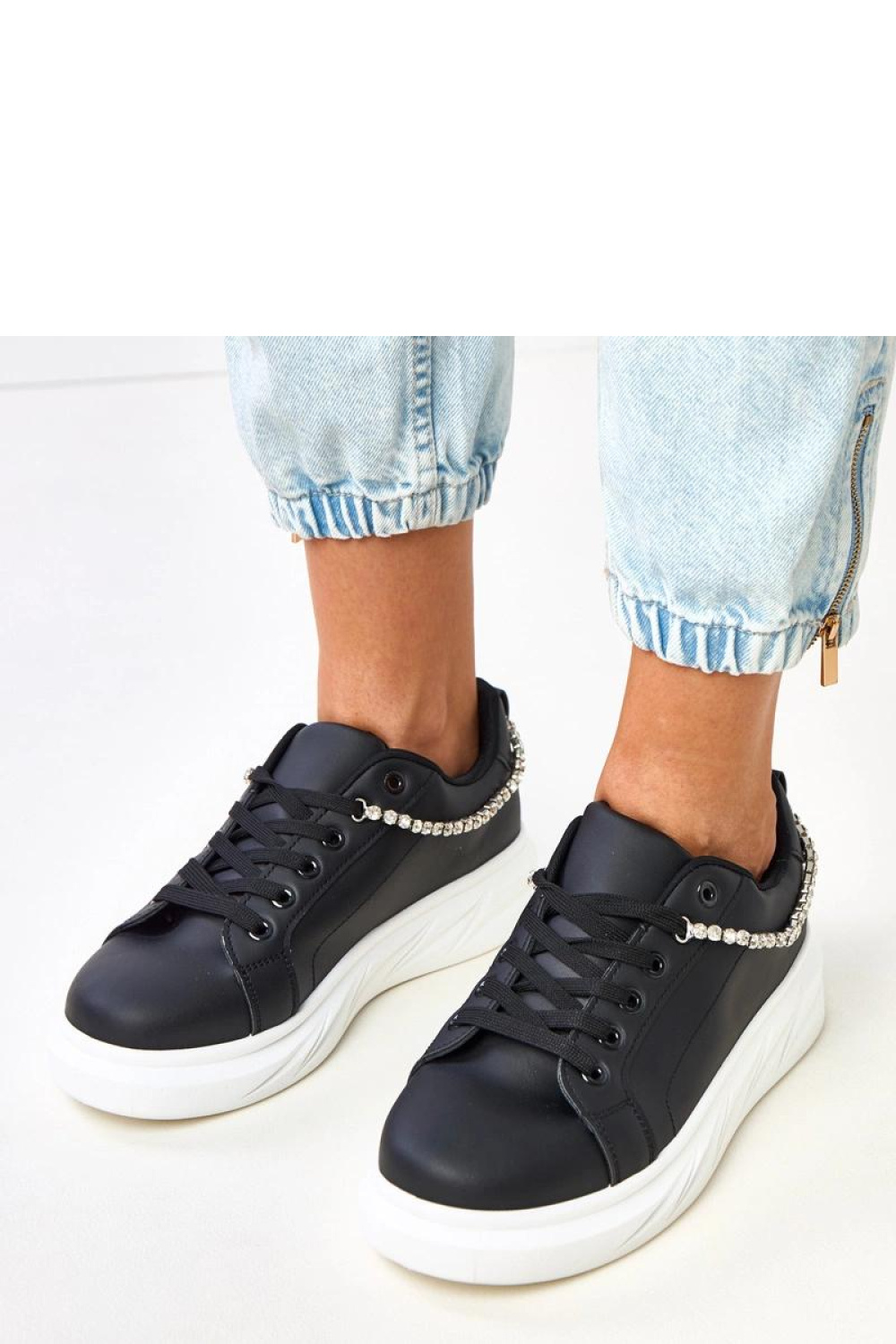 Buty Sportowe Model Tina SL-A52 Black - Solea - obrazek 2