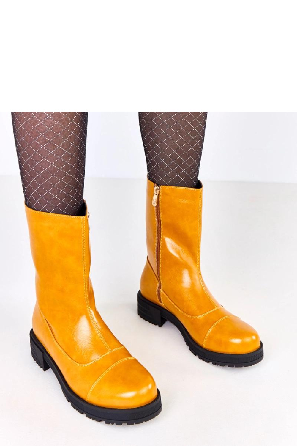 Botki Model Almoro D6995B Orange - Solea - obrazek 4