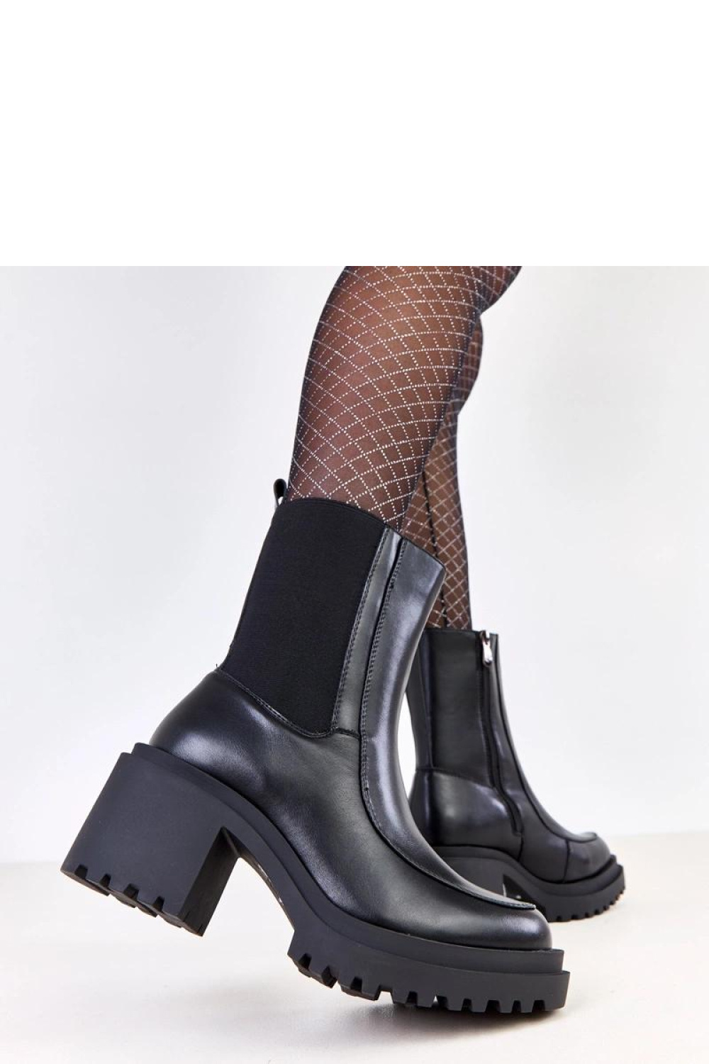 Botki Model Jarley D8901 Black - Solea - obrazek 3