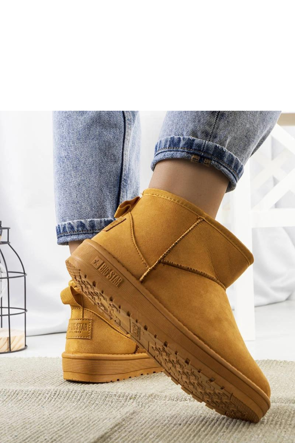 Brązowe śniegowce damskie Big Star KK274289-802 - Solea - obrazek 2