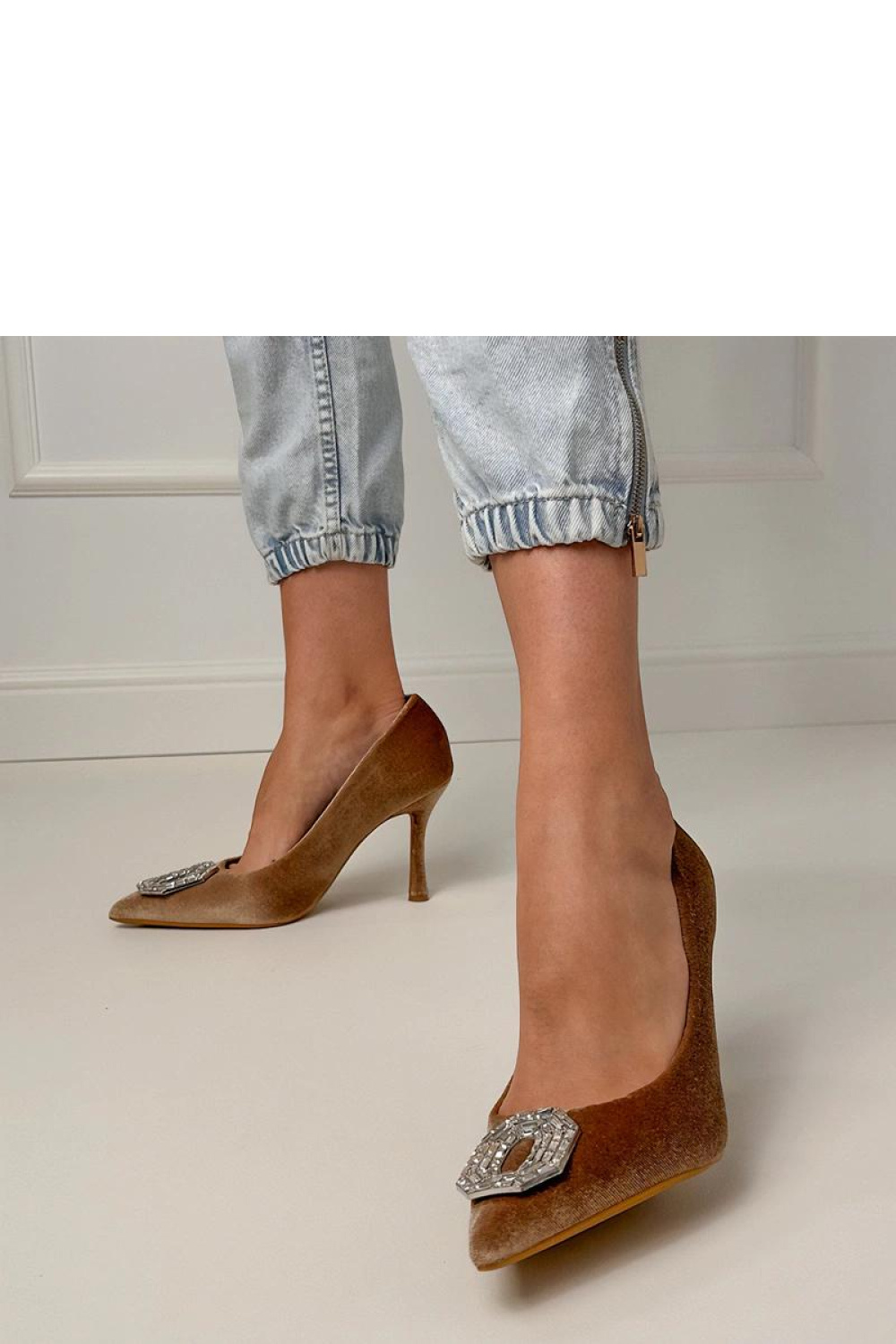 Szpilki Model Eleda G423 Brown - Solea - obrazek 3