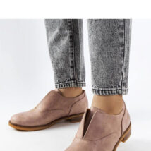 Różowe półbuty z ekoskóry Burdett – Solea