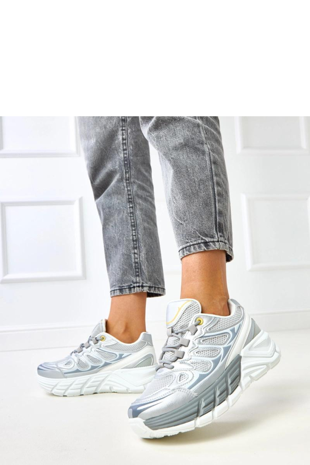 Buty Sportowe Model Souza EX5615-3 Silver - Solea - obrazek 2