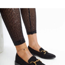 Czarne mokasyny z klamerką Gibarti – Solea