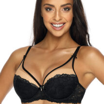 Biustonosz push up Biustonosz Push-up Model 3232/11 Miko Black/Beige – Mat