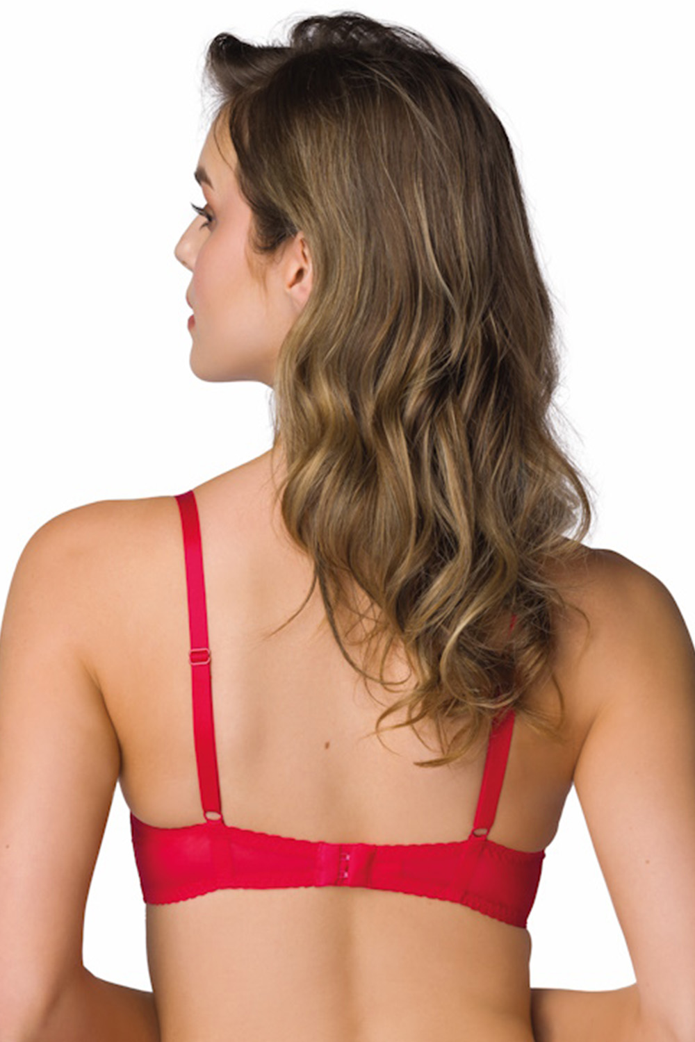 Biustonosz push up Biustonosz Push-up Model Hannah M-0115/11 Red - Mat - obrazek 3