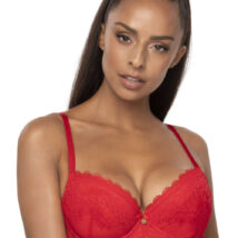 Biustonosz push up Biustonosz Push-up Model Estelle M-0198/11/1 Red – Mat