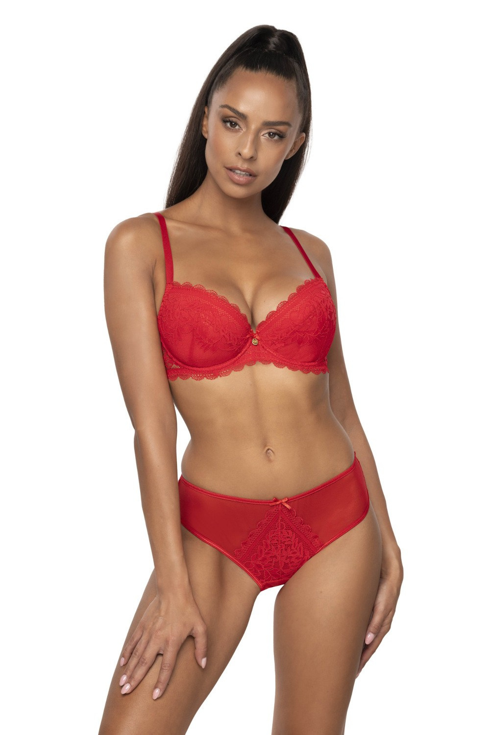 Biustonosz push up Biustonosz Push-up Model Estelle M-0198/11/1 Red - Mat - obrazek 2