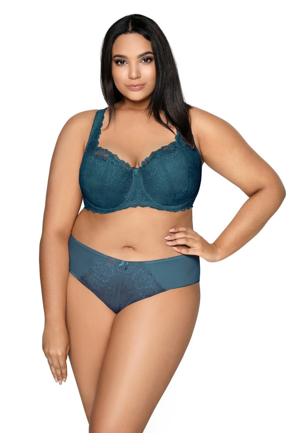 Biustonosz push up Biustonosz Usztywniany Model Carmela Big M-053/22 Topaz - Mat - obrazek 2