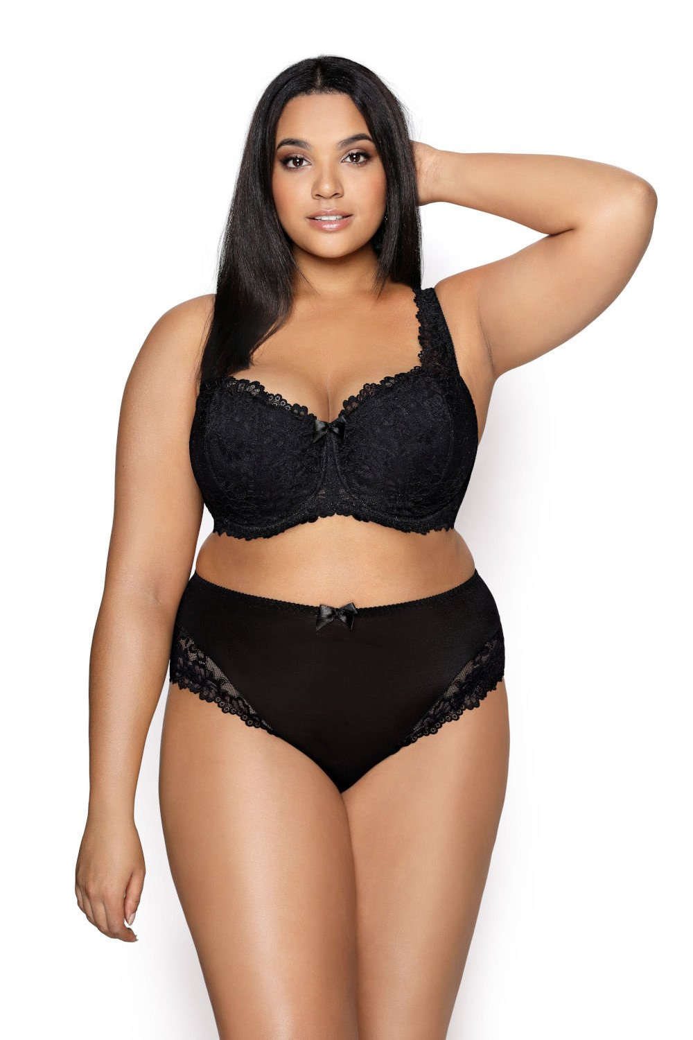 Biustonosz push up Biustonosz Usztywniany Model Carmela Big M-053/22 Black - Mat - obrazek 2