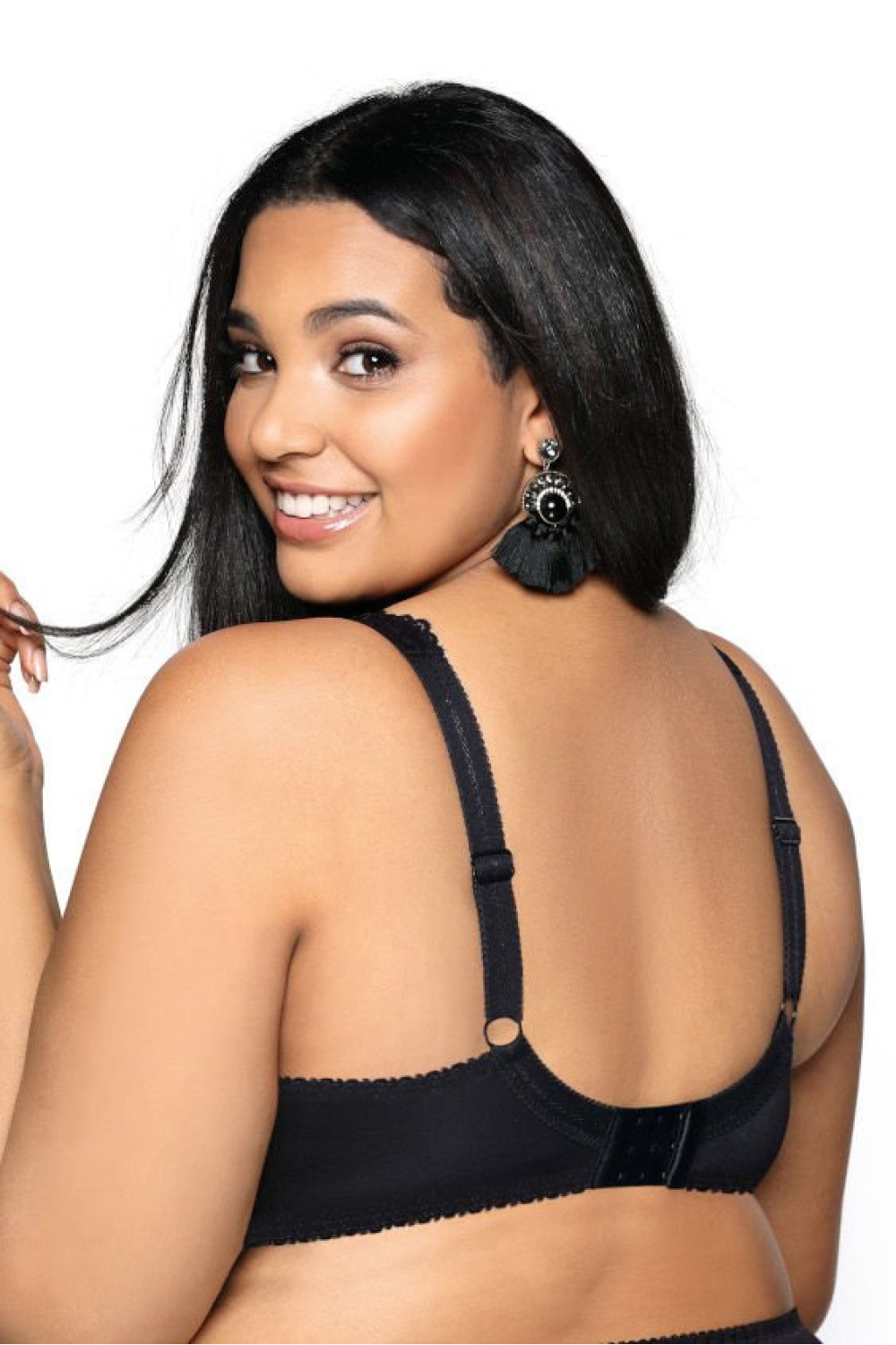 Biustonosz push up Biustonosz Usztywniany Model Carmela Big M-053/22 Black - Mat - obrazek 3