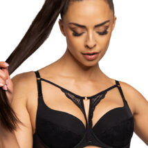 Biustonosz push up Biustonosz Push-up Model 3731/11 Melody Black – Mat