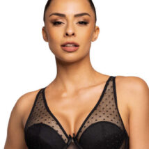 Biustonosz Soft Biustonosz Push-up Model Dotssy M-3714/11/1 Black – Mat