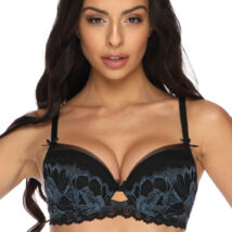 Biustonosz push up Biustonosz Push-up Model 3329/11 Angel Black/Blue – Mat