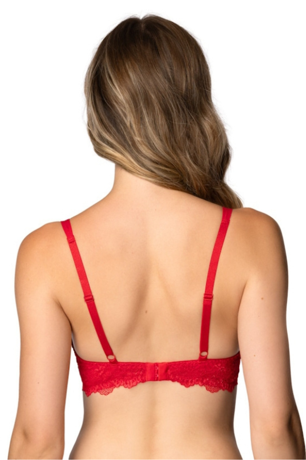 Biustonosz push up Biustonosz Push-up Model Kisses M-4026/11 Red - Mat - obrazek 2