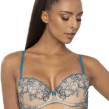 Biustonosz push up Biustonosz Push-up Model Maureen M-3808/11 Beige/Turkus – Mat