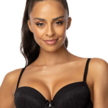 Biustonosz push up Biustonosz Push-up Model Patrice M-0199/11 Black – Mat