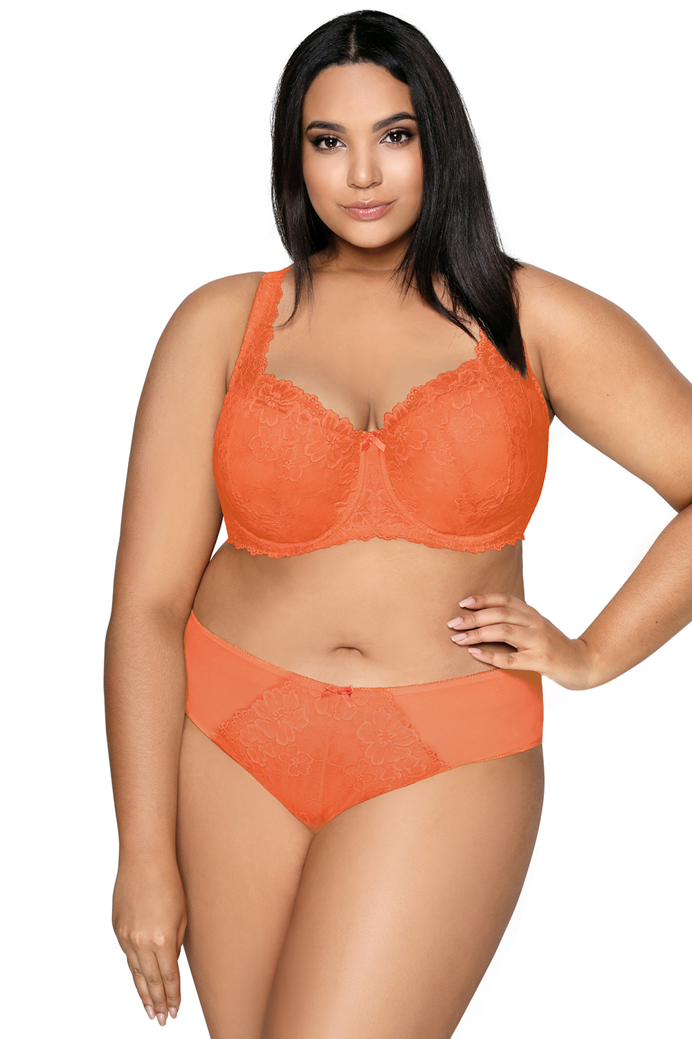 Figi Model 053/51/1 Carmela Orange - Mat - obrazek 2
