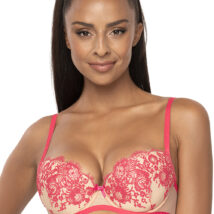 Biustonosz push up Biustonosz Push-up Model M-3804/11 Frances Beige/Pink – Mat