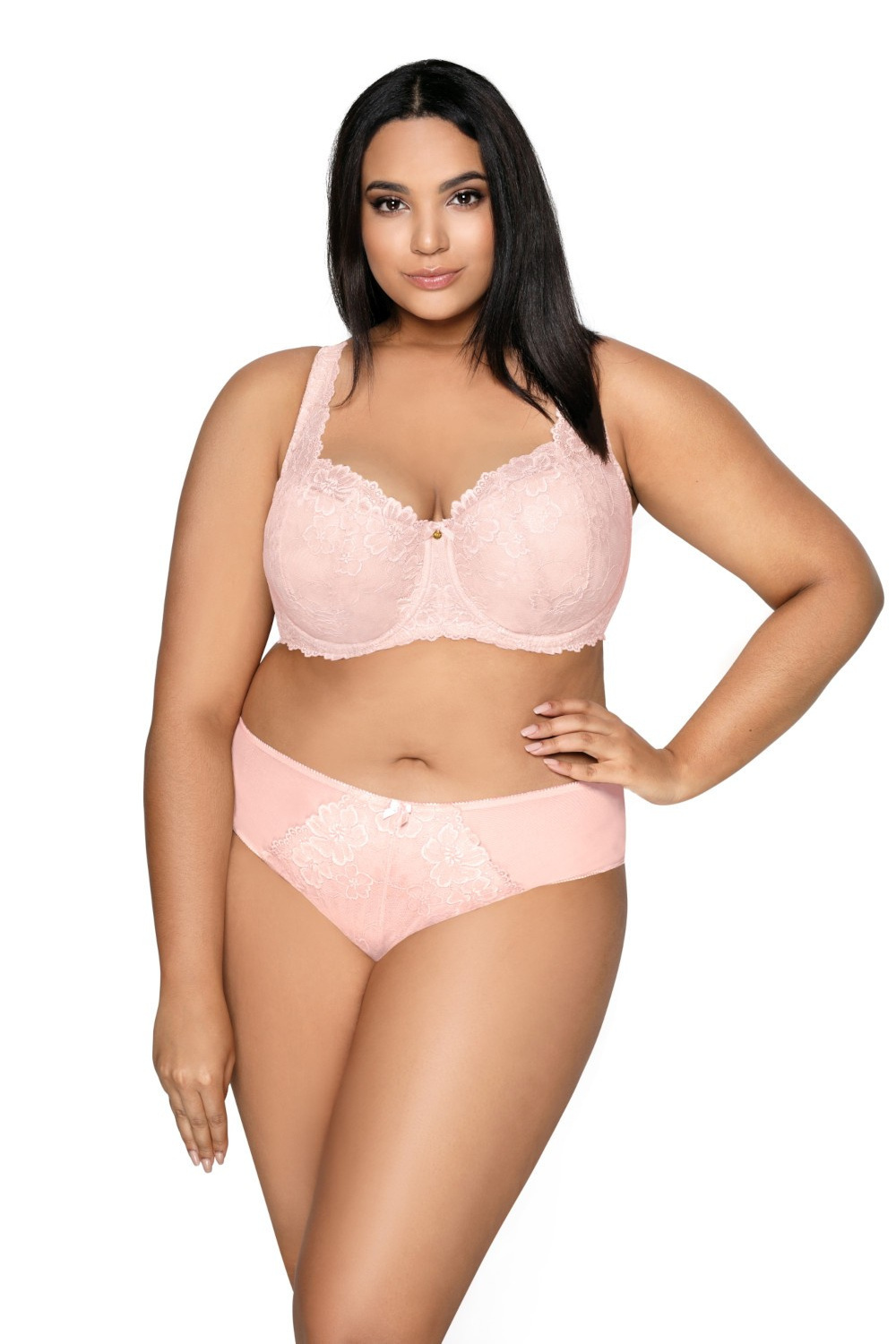 Biustonosz push up Biustonosz Usztywniany Model Carmela Big M-053/22 Light Pink - Mat - obrazek 2