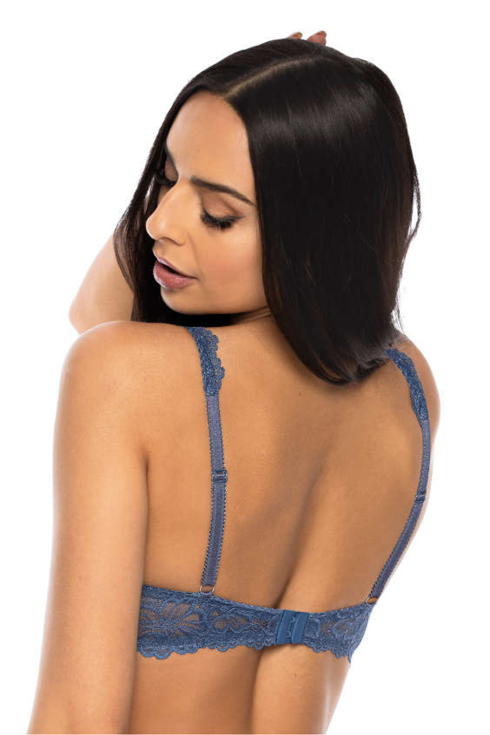 Biustonosz push up Biustonosz Usztywniany Model Carmela M-053/22 Szafir - Mat - obrazek 3