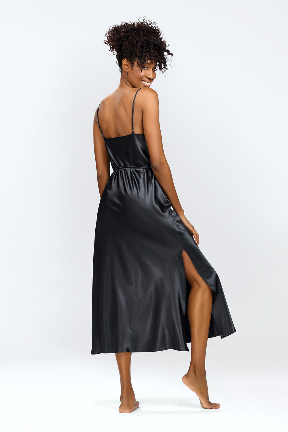 Koszulka Model Ife Black - DKaren - obrazek 2