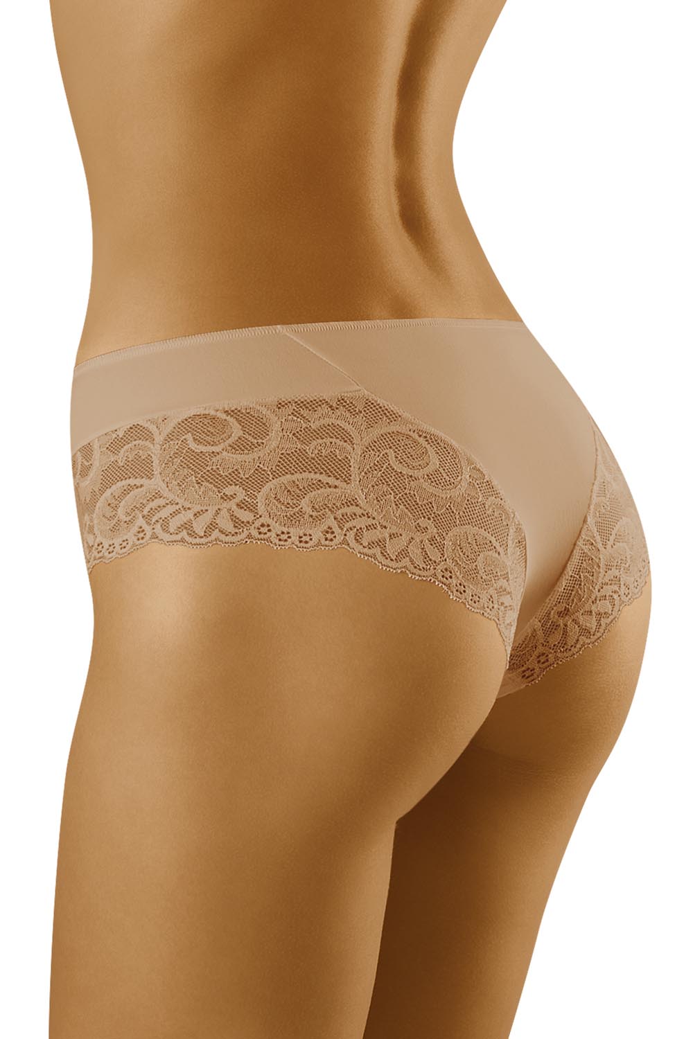 Szorty Model Cara Beige - Wolbar - obrazek 2