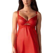 Komplet Model Aliosa Babydoll Red – Obsessive
