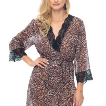 Szlafrok Model Yamila Leopard – Irall
