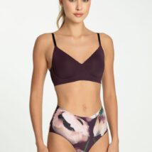 Figi Model Velvet Bloom Simple Maxi Bakłażan – Julimex