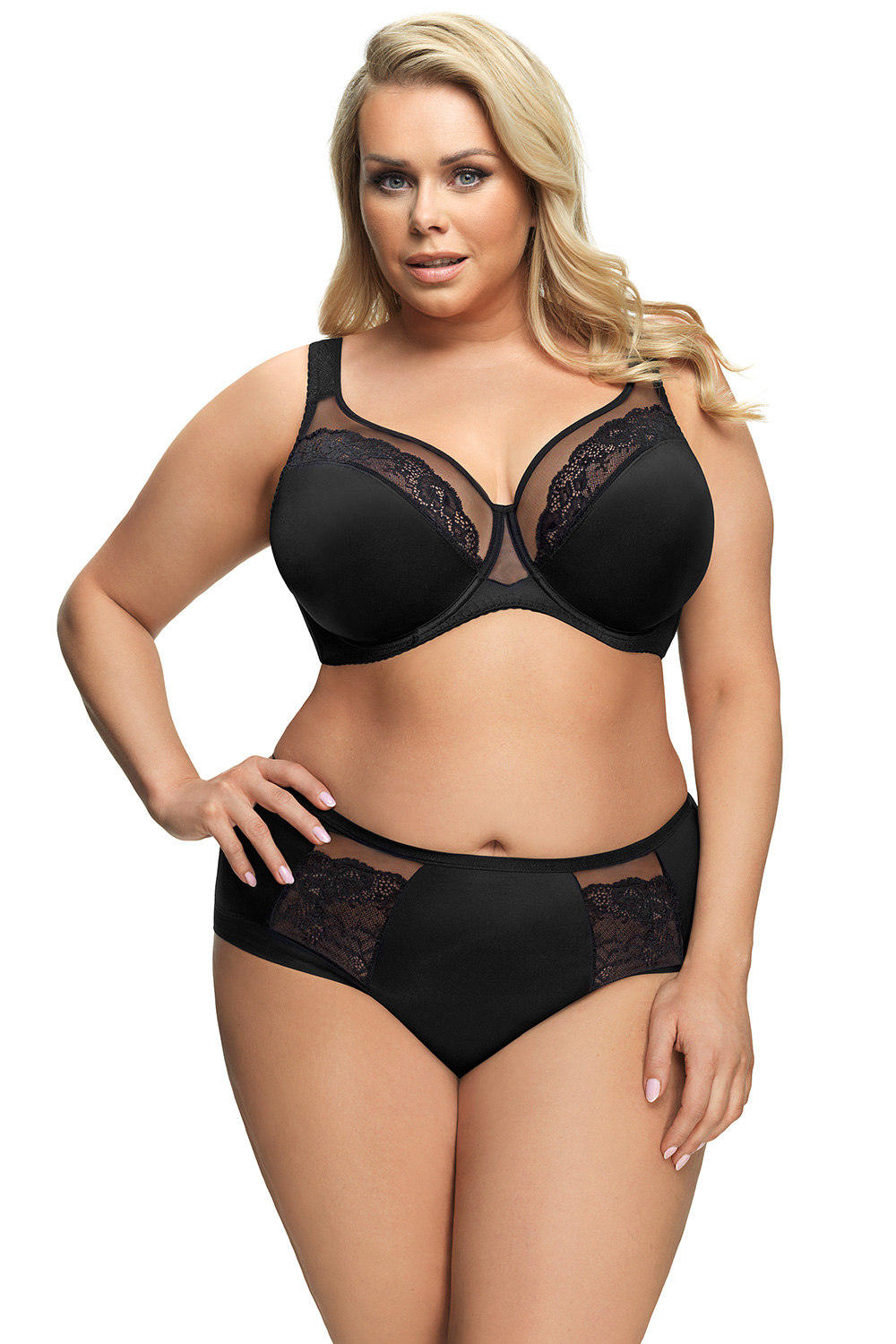 Biustonosz Soft Model Luisse K441 Black - Gorsenia Lingerie - obrazek 2