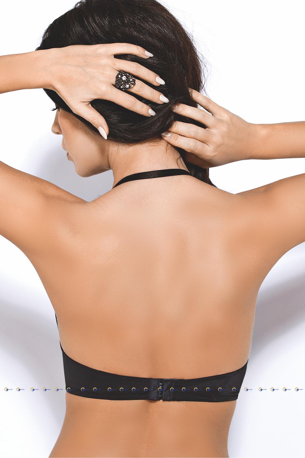 Biustonosz Specjalistyczny Model G025 Black - Gorsenia Lingerie - obrazek 4