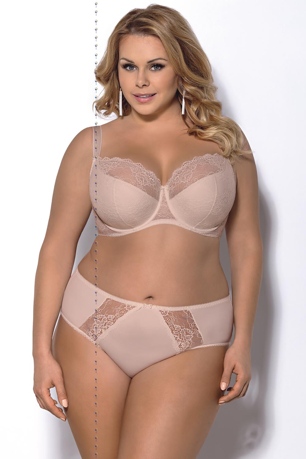 Figi Model K358 Blanca Beige - Gorsenia Lingerie - obrazek 2