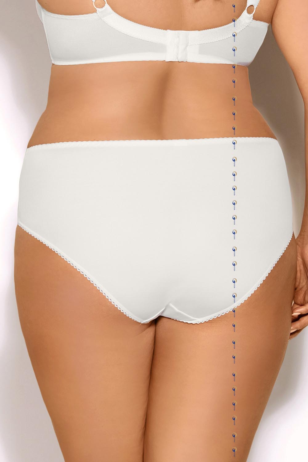 Figi Model K358 Blanca Ecru - Gorsenia Lingerie - obrazek 3